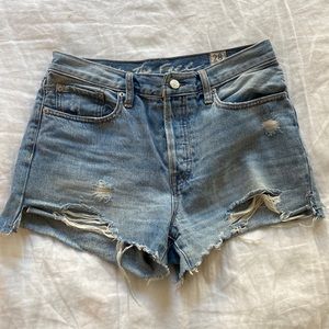 Free people denim shorts